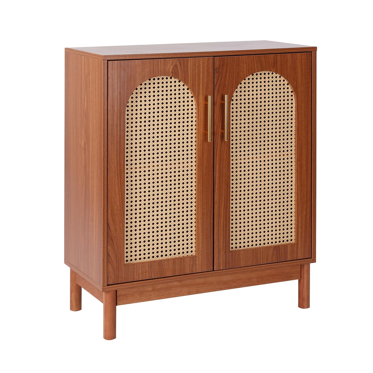 29.5" Rattan Buffet Cabinet, VOWNER Sideboard Storage With Rattan Doors, For Kitchen Dining Room,Living Room